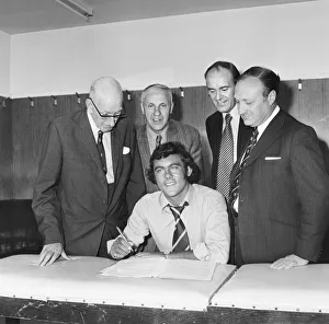 00462 Prints: The last act of Bill Shankly as Liverpool manager was to sign striker Ray Kennedy
