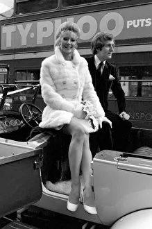 Actess and top model Vicki Hodge today married Ian Heath, who is in advertising