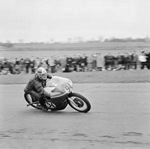 Action from the Daily Herald Motor Cycle Racing Championship at Thruxton