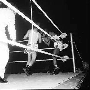 Action fron the England v USA Amateur Boxing contest at Wembley 2nd November 1961
