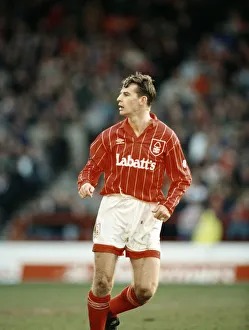 Action from the League Division One match at the City Ground between Nottingham Forest