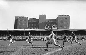 Action from the Wales v France five nation championship match held at Cardiff Arms Park