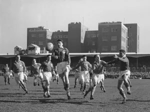 Action from the Wales v France five nation championship match held at Cardiff Arms Park