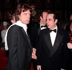 Webbd05 1990sb Prints: Actor Al Pacino January 1997 with Rolling Stones Mick Jagger
