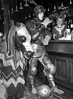 Productions Prints: Actor, Alan Boswell, who plays King Pellimore in the Minerva Clubs production of Camelot