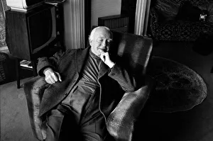 Actor Arnold Ridley who played Mr Godfreyy in the hit BBC tv series Dads Army seen here