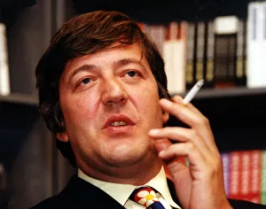 Actor and author Stephen Fry in Newcastle to promote his new book on 3rd November 1998