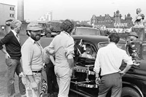 Actor Benedict Taylor seen here on Tyneside during a break in the filming of the mini
