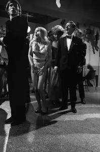 Actor Charles Hawtrey at Barbara Windsors party in April 1969