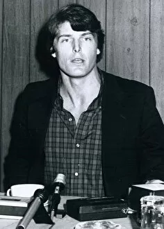 00140 Collection: Actor Christopher Reeve who gained world wide recognition for the role of Superman seen