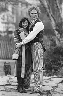 Cult Tv Prints: Actor Colin Baker seen here at a press conference held in Hammersmith Park close to BBC