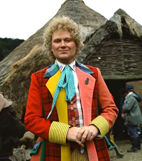 Actor Colin Baker, who plays Doctor Who in the BBC science fiction programme