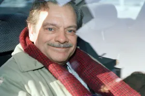 Actor David Jason during the filming of A Touch of Frost'. 11th February 1992