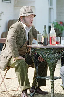 Actor David Jason pictured during the filming of The Darling Buds of May