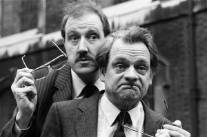 Award Prints: Actor David Jason, right, (Only Fools and Horses) and Gordon Kaye ( Allo
