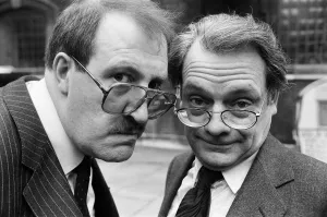 01054 Prints: Actor David Jason, right, (Only Fools and Horses) and Gordon Kaye ( Allo