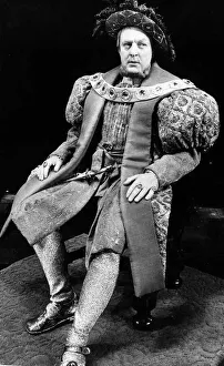 Period Prints: Actor Donald Sinden as Henry V111 October 1969