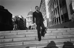 Ties Prints: Actor George Lazenby who played James Bond 007 in the film On Her Majesty