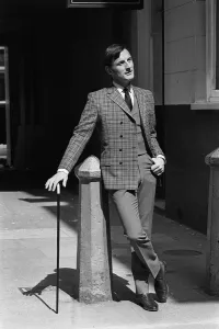 Actor Gerald Harper who stars in the television programme Adam Adamant Lives