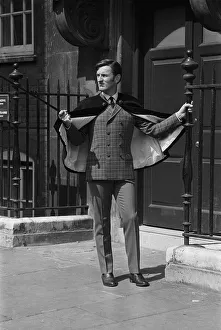 Actor Gerald Harper who stars in the television programme Adam Adamant Lives