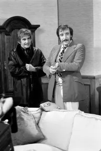 Actor / Humour / comedy. Peter Sellers filming Pink Panther