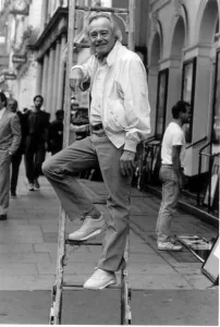 Actor Jack Lemmon July 1986, in London for his West End debut in Long Day