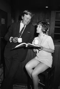 Actor Jack Watling with his daughter Deborah Watling who played the Doctor Who Companion