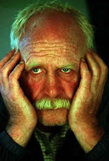 Head In Hands Prints: Actor James Cosmo September 1997 with his change in hair colouring for the BBC short
