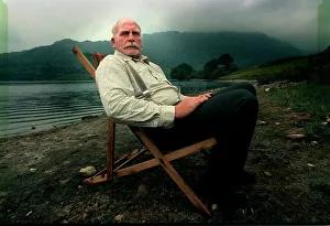 ACTOR JAMES COSMO SEPTEMBER 1997 AT THE SIDE OF LOCH KATRINE WITH HIS CHANGE IN