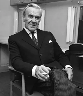 Actor John Le Mesurier who plays Sergeant Wilson in the BBC television series Dads Army