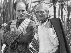 Premieres Prints: Actor John Malkovich seen here with Paul Newman at the Cannes Film Festival
