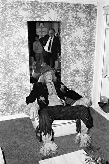 00617 Prints: Actor John Pertwee in the dressing room being made up for his role as Wurzel Gummidge in