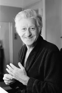 00617 Prints: Actor John Pertwee in the dressing room being made up for his role as Wurzel Gummidge in