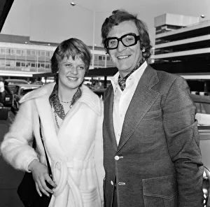 00942 Prints: Actor Michael Caine and his daughter Dominique left Heathrow Airport for Los Angeles