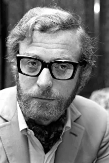 Actor Michael Caine pictured at his home in Grosvenor Square
