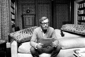 Actor Michael Caine pictured at his home in Grosvenor Square