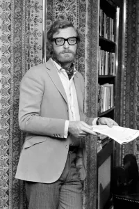 Actor Michael Caine pictured at his home in Grosvenor Square
