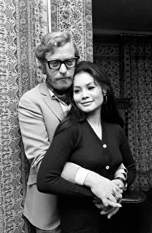 Actor Michael Caine pictured at his home in Grosvenor Square