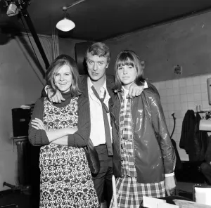 Actor Michael Caine pictured during the shooting of the film Alfie at the Old Royal