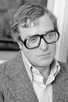 Actor Michael Caine seen here during an interview with the Reveille newspaper during
