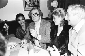 Actor Michael Caine with his wife Shakira photographed at boxer John Conteh