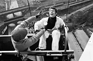 01512 Prints: Actor Michael Crawford filming scenes for the BBC series Some Mothers Do