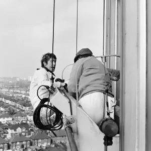 Actor Michael Crawford pictured during filming at Station House