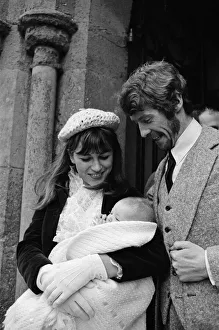 Actor Michael Crawford and his wife Gabrielle at the christening of their second daughter