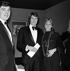 00987 Collection: Actor Michael Crawford and his wife Gabrielle at the premier of
