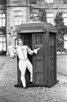 Actor Peter Davison as the 5th Doctor Who seen here at Buckhurst House, Withyham