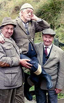 Actor Peter Sallis (right) who plays Norman Clegg in the BBC situation comedy series Last