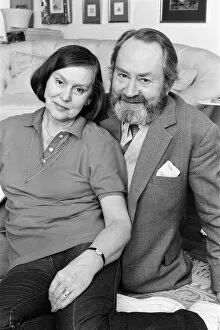 Images Dated 27th March 1987: Actor Peter Sallis with his wife Elaine Usher. 27th March 1987