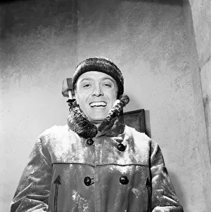 00041 Prints: Actor Richard Attenborough wearing a fur lined jacket. December 1953 D7589