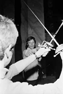 Actor Richard Chamberlain pictured at Birmingham Repertory Theatre during rehearsals for